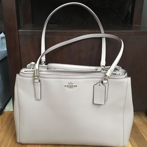 Coach Christie Purse in Grey Birch NEW with tags